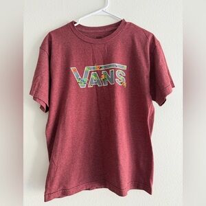 Vans Youth Burgundy Graphic Tee